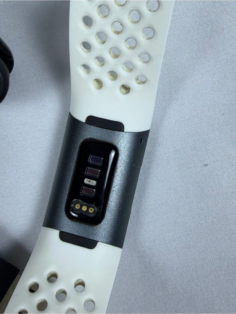 Fitbit Charge 3 Series with White Sport Band with USB Charger